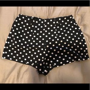 High Waisted Polka Dot Shorts